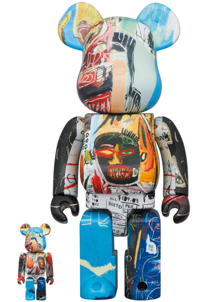 BE@RBRICK JEAN-MICHEL BASQUIAT 100％&400％