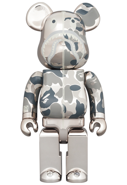 BERBRICKBE@RBRICK BAPE(R) CAMO SHARK 100% & 400%