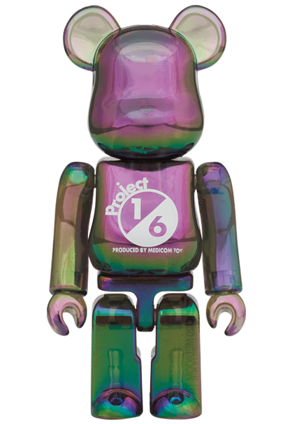 MEDICOM TOY - BE@RBRICK project 1/6 100％ & 400％ CLEAR CHROME Ver