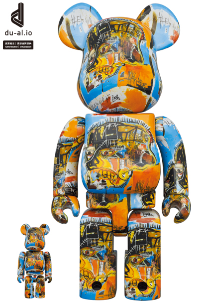 BE@RBRICK JEAN-MICHEL BASQUIAT 100％&400％