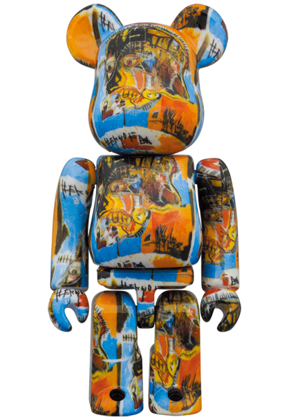 MEDICOM TOY - BE@RBRICK JEAN-MICHEL BASQUIAT #10 100％ & 400％