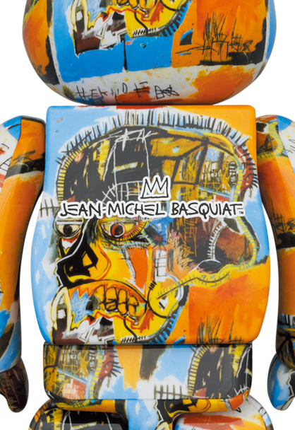 MEDICOM TOY - BE@RBRICK JEAN-MICHEL BASQUIAT #10 100％ & 400％