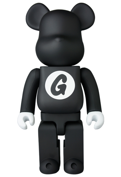 MEDICOM TOY - BE@RBRICK GOODENOUGH BLACK 400％