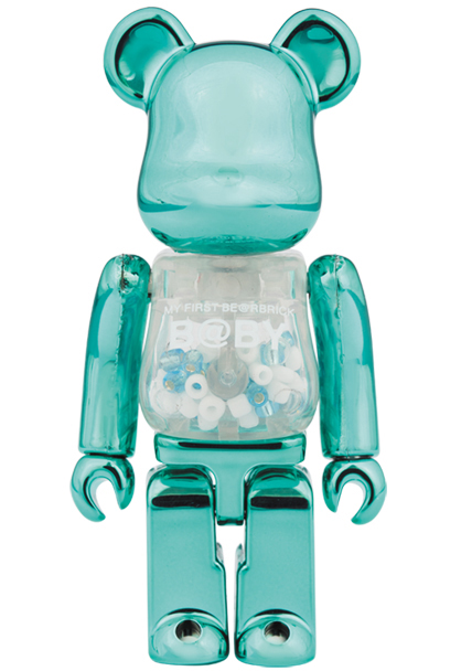 MEDICOM TOY - MY FIRST BE@RBRICK B@BY TURQUOISE Ver. 100％