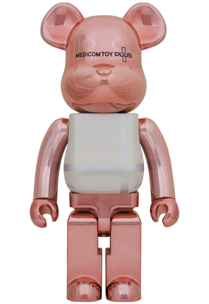 BE@RBRICK PINK GOLD CHROME100％ & 400%