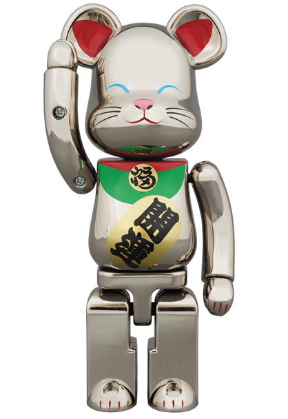 超合金 BE@RBRICK 招き猫 銀メッキ弐エンタメ/ホビー