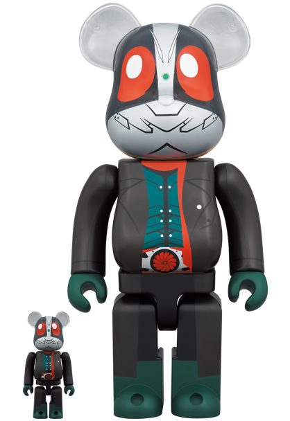 メディコム ＢＥ＠ＲＢＲＩＣＫ 仮面ライダー新２号 １００％＆４００％セット