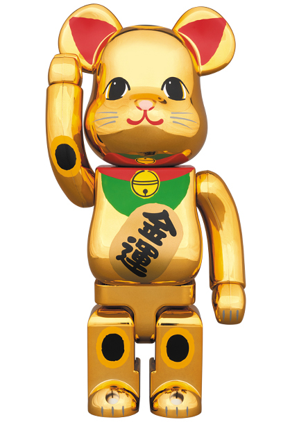 MEDICOM TOY - BE@RBRICK 招き猫 金メッキ 六 400％