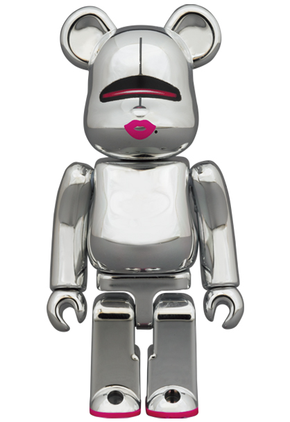 BE@RBRICK SORAYAMA 2G SILVER 400% & 100%