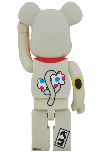 BE@RBRICK 招き猫　ペコちゃん　青蓄光　1000%