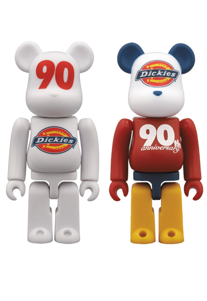 MEDICOM TOY - Dickies 90th BE@RBRICK WHITE Ver. / LOGO Color