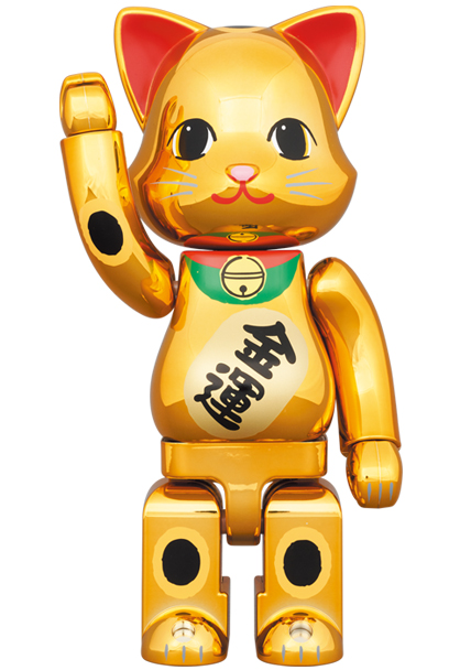 BE@RBRICK 招き猫 金運 金メッキ 弐 400％&100%セット