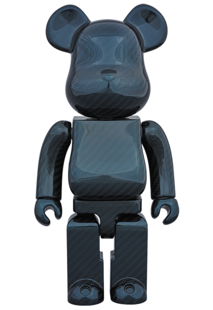 MEDICOM TOY - BE@RBRICK 400％ DRY CARBON BLUE