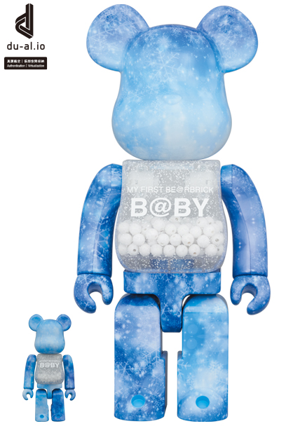 MY FIRST BE@RBRICK CRYSTAL 400%&100%