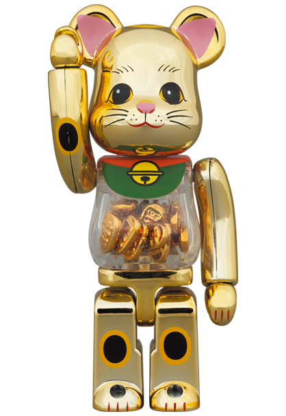 【2個セット】BE@RBRICK 招き猫 小判 100％ & 400％