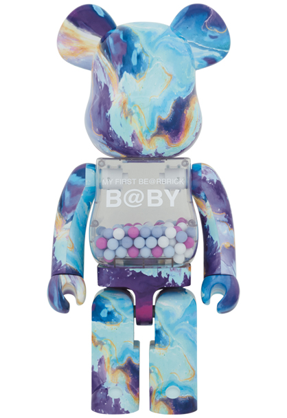 MY FIRST BE@RBRICK MARBLE 1000%&400%