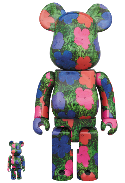 MEDICOM TOY - BE@RBRICK ANDY WARHOL “Flowers” 100％ & 400％