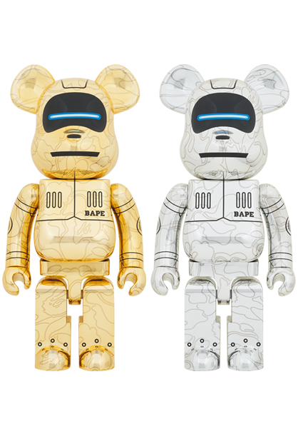 BE@RBRICK BABY MILO × SORAYAMA BAPE