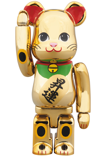 MEDICOM TOY - BE@RBRICK 招き猫 金メッキ 昇運 100％
