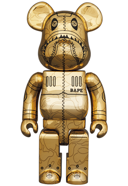 MEDICOM TOY - BE@RBRICK SORAYAMA × BAPE(R) CAMO SHARK 100％ & 400％