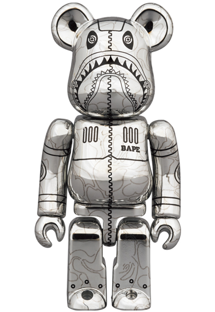 MEDICOM TOY - BE@RBRICK SORAYAMA × BAPE(R) CAMO SHARK 100％ & 400％