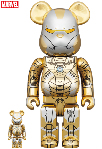 BE@RBRICK SORAYAMA IRONMAN REVERSE100400