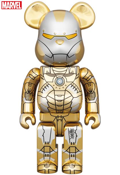 BE@RBRICK SORAYAMA IRONMAN REVERSE 1000%