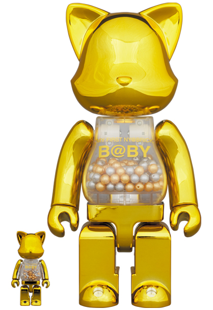 MEDICOM TOY - MY FIRST NY@BRICK B@BY 100％ & 400％ GOLD Ver.