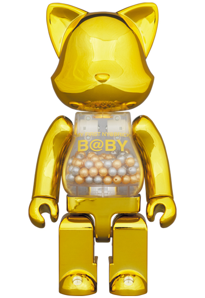 MEDICOM TOY - MY FIRST NY@BRICK B@BY 100％ & 400％ GOLD Ver.