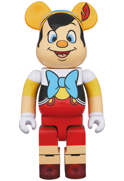 BE@RBRICK PINOCCHIO 100％ & 400 - MEDICOM TOY