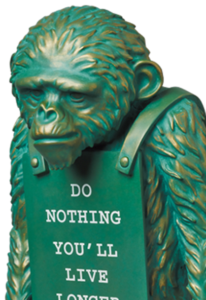 【GINGER掲載商品】 MEDICOM TOY - MONKEY SIGN BRONZE STATUE＃2 その他