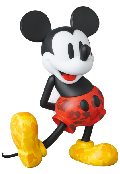 MEDICOM TOY - VCD BAPE(R) MICKEY MOUSE COLOR Ver.