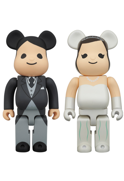 MEDICOM TOY - BE@RBRICK グリーティング 400% 結婚（2体セット）