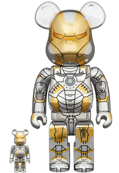 BE@RBRICK SORAYAMA IRONMAN REVERSE100400