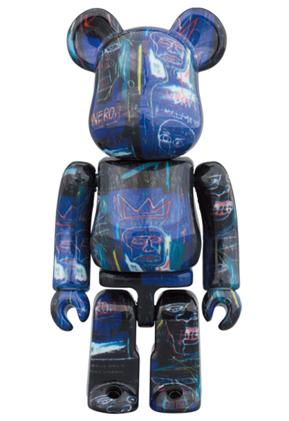 MEDICOM TOY - BE@RBRICK JEAN-MICHEL BASQUIAT #7 100％ & 400％