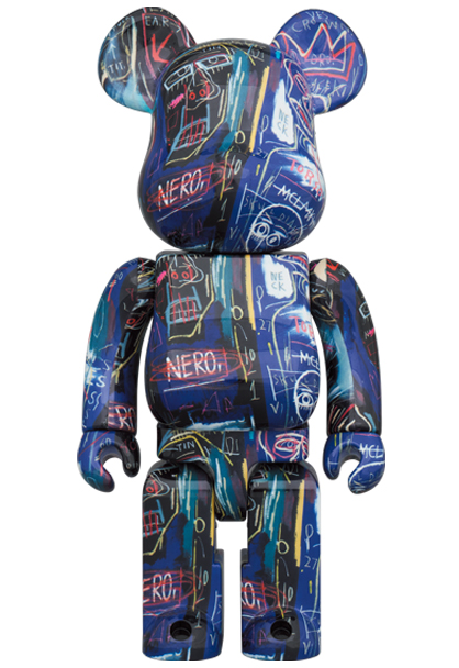 MEDICOM TOY - BE@RBRICK JEAN-MICHEL BASQUIAT #7 100％ & 400％