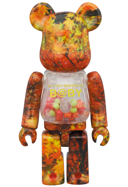 MEDICOM TOY - MY FIRST BE@RBRICK B@BY AUTUMN LEAVES Ver.100％ ＆ 400％
