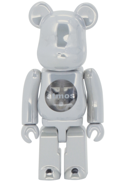 BE@RBRICK atmos WHITE CHROME 100％ ＆ 400％フィギュア