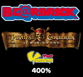 MEDICOM TOY - Pirates of the Caribbean 400% BE@RBRICK