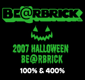 MEDICOM TOY - 2007 HALLOWEEN BE＠RBRICK 100％ ＆ 400％