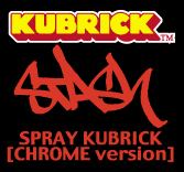 MEDICOM TOY - STASH SPRAY KUBRICK[CHROME version]