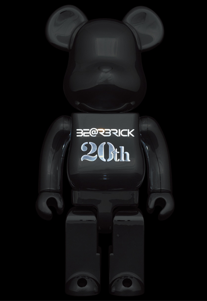 MEDICOM TOY - BE@RBRICK 20th Anniversary DEEP CHROME Ver.400％