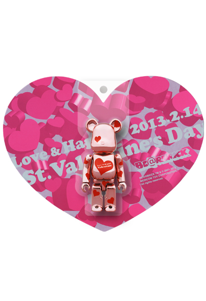 Valentine BE@RBRICK 100%: MEDICOM TOY - Tokyo Otaku Mode (TOM)