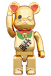 BE@RBRICK 招き猫 金メッキ四 400％