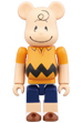 BE@RBRICK CHARLIE BROWN 100％