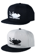 MLE Phantom of the Paradise シリーズ SNAP BACK CAP BLACK／GRAY×BLACK