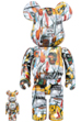 BE@RBRICK JEAN-MICHEL BASQUIAT 100％ & 400％