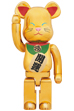 BE@RBRICK 招き猫 金メッキ 弐 1000％