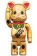 BE@RBRICK 招き猫 金メッキ 伍 400％