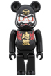 BE@RBRICK 地獄ダルマ 100％